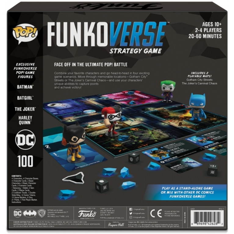Настольная игра POP! Funkoverse: DC Comics 100 Base Set