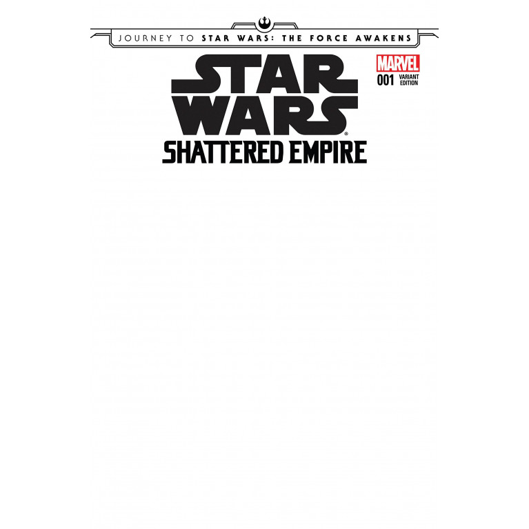 Star Wars Shattered Empire #1 Blank Cover