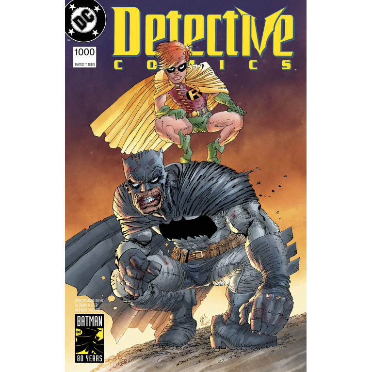 Detective Comics #1000 1980s cover by Frank Miller