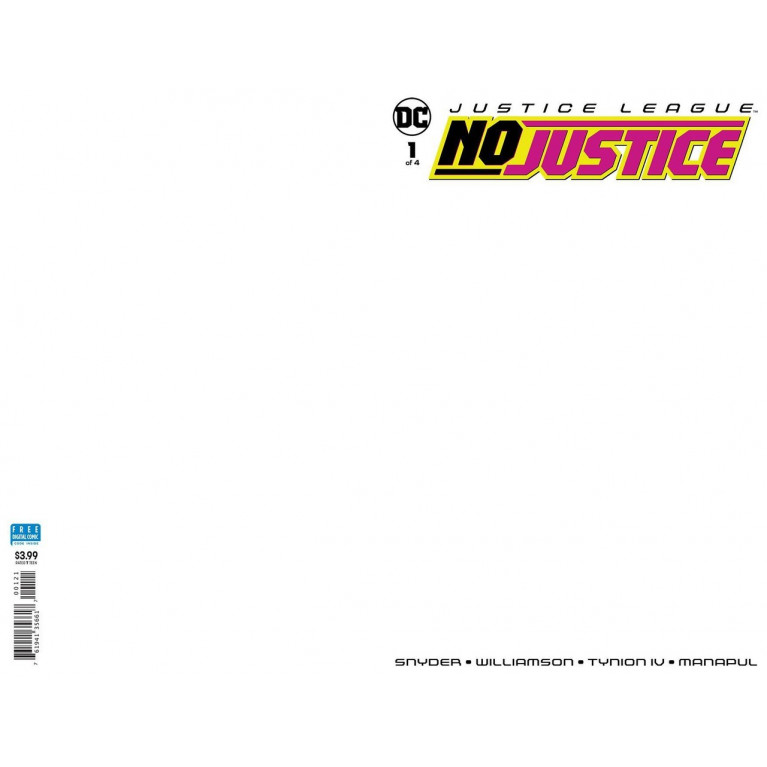 Justice League No Justice #1 Blank Cover