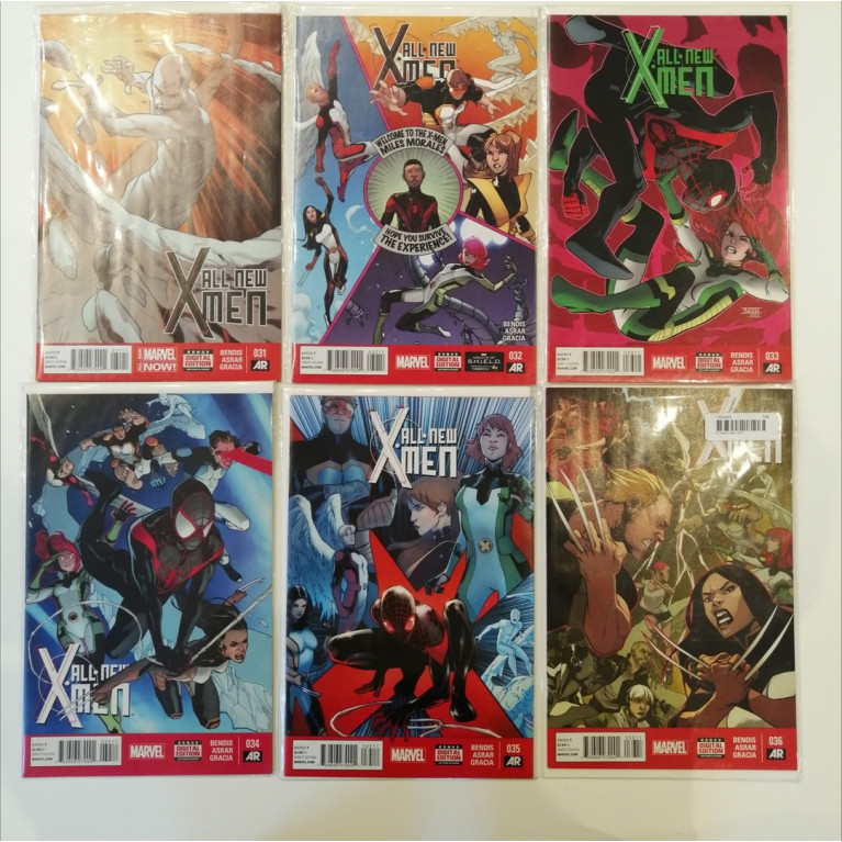 Сет комиксов All New X-Men vol 6 «The Ultimate Adventure» #31-36
