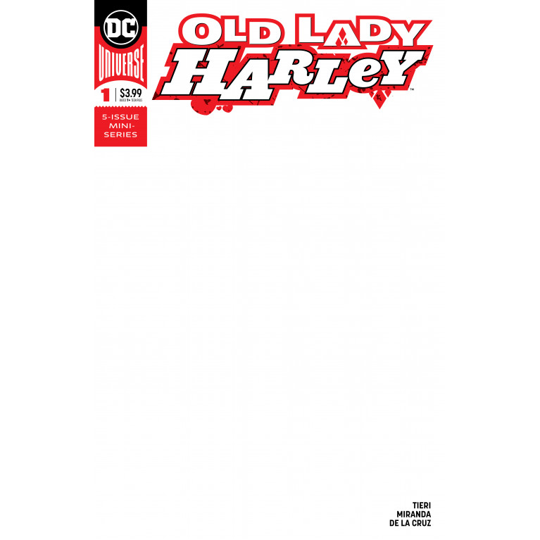 Old Lady Harley #1 Blank Cover