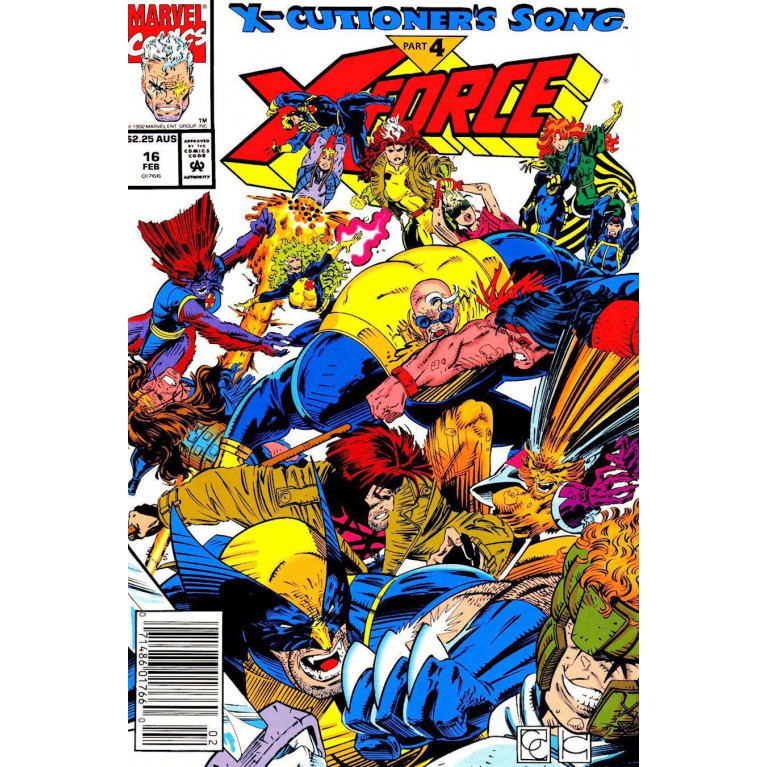 X-Force #16 - polybagged with trading card