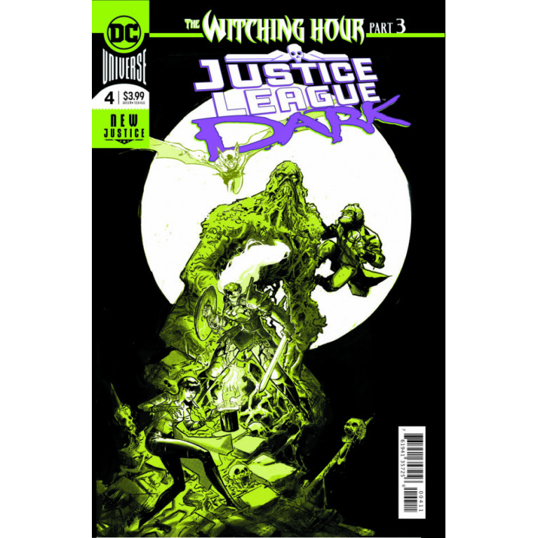 Justice League Dark #4 (new justice) foil cover