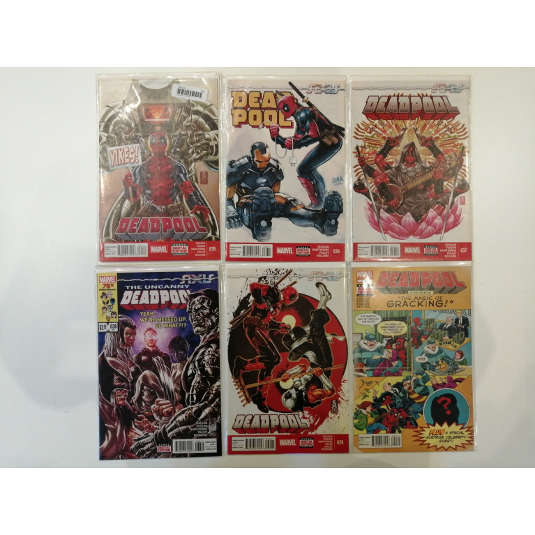 Сет комиксов «Deadpool vol.7, Axis» #35-40