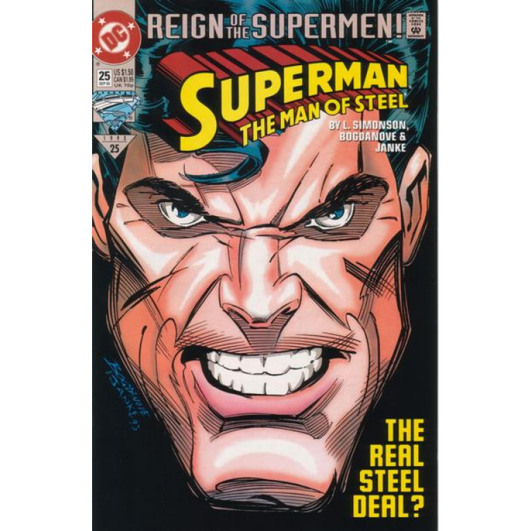 Superman the man of Steel #25 - Key - 1st app. of Superman's Black Suit