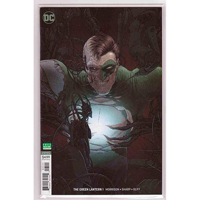 The Green Lantern #1 variant cover - Key - 1st app. of An Anti-Matter Lantern (Hal Jordan)