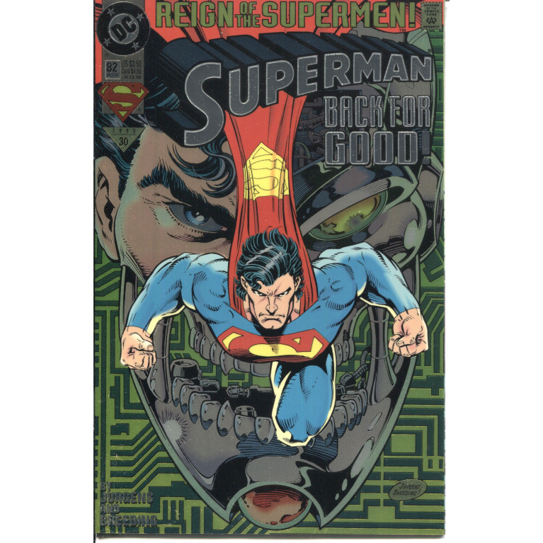 Superman vol 2 #82 variant cover