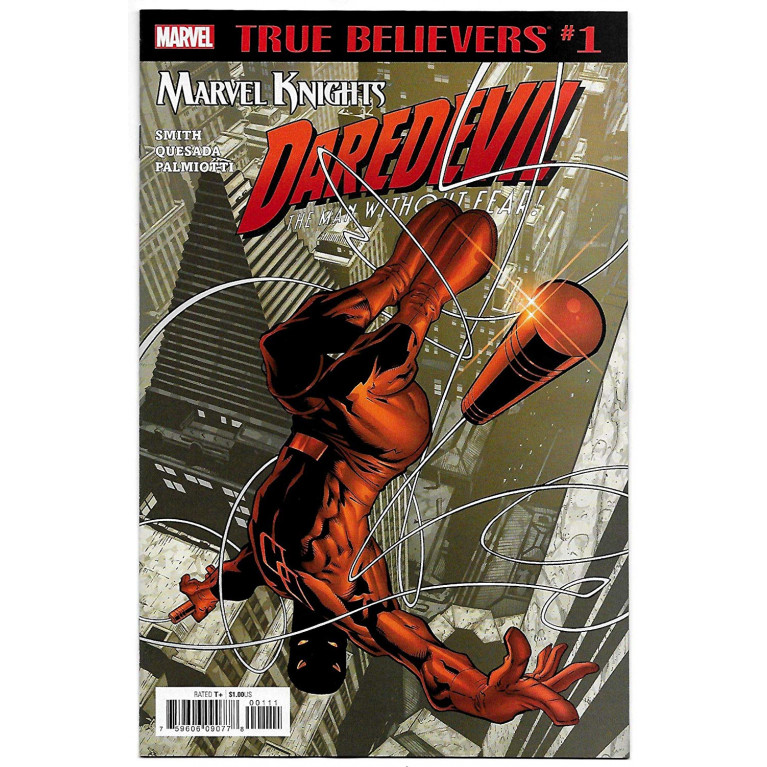 True Believers #1 Marvel Knights Daredevil the man without fear