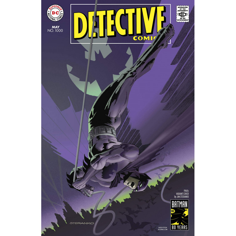 Detective Comics #1000 1960s cover by Jim Steranko