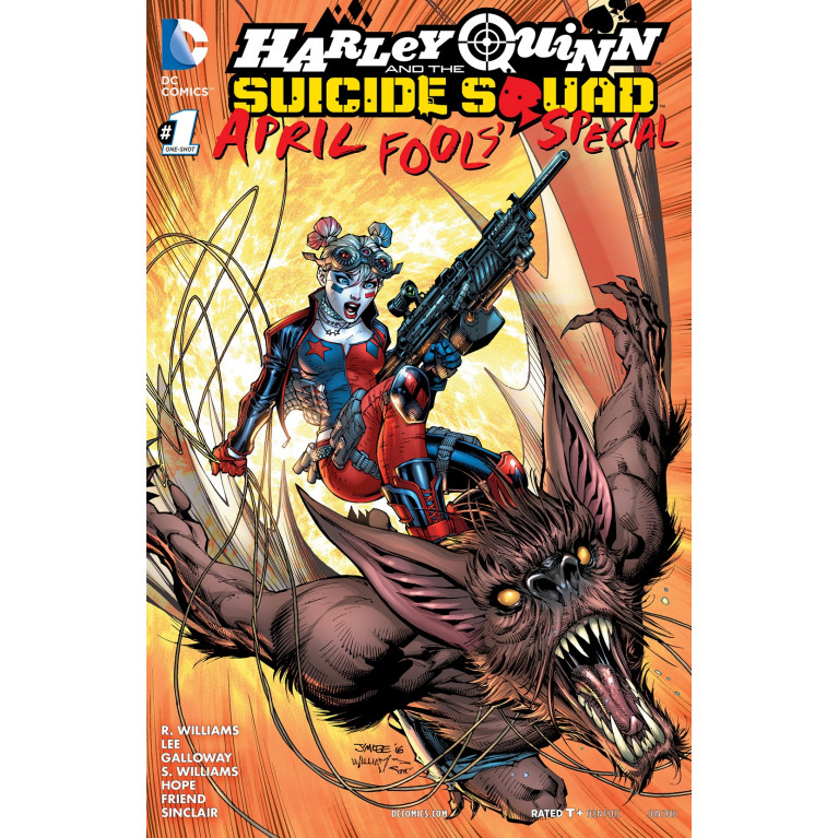 Harley Quinn and the Suicide Squad April Fool`s Special #1 color cover